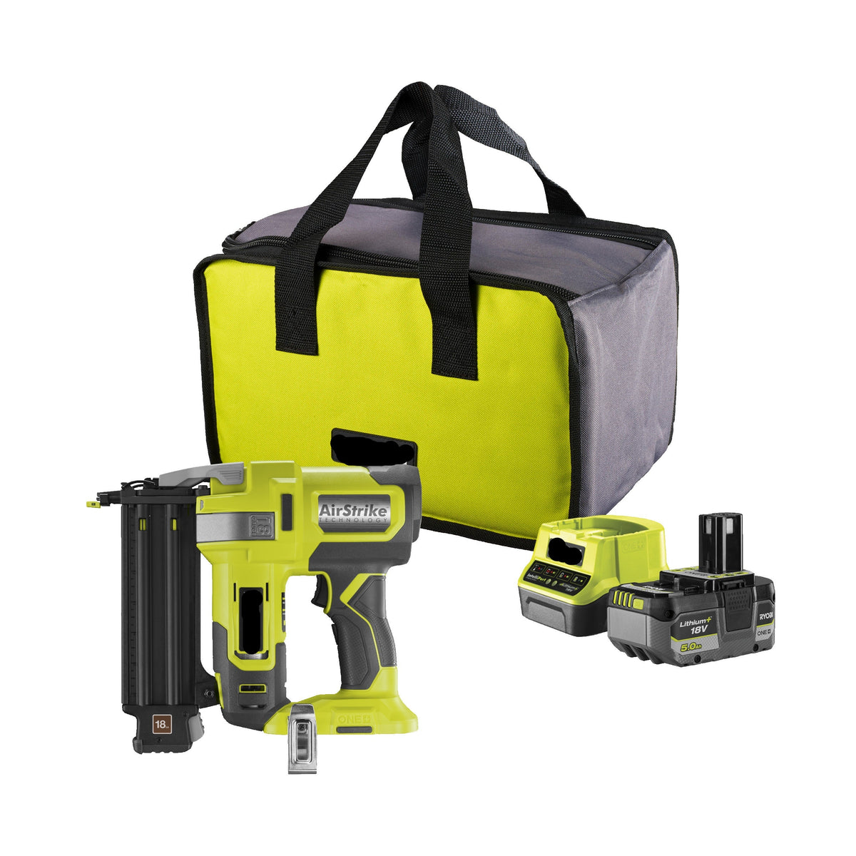 18V Cordless 18 Gauge Nailer Starter Kit (1 x 5.0Ah)